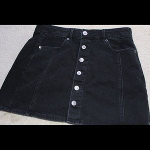 American is eagle button mini skirt